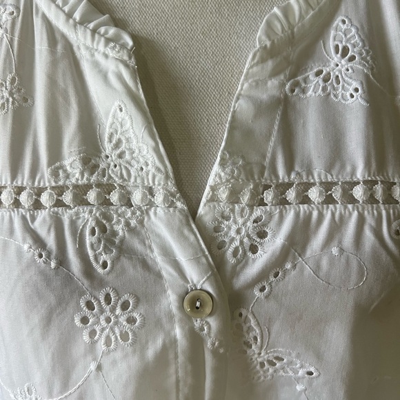 Alfred Dunner ladies, 100% cotton large crochet blouse NWOT - Picture 8 of 11